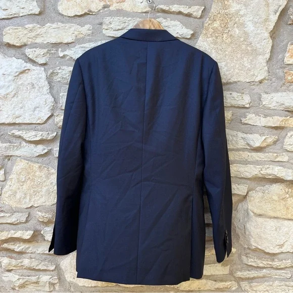 Suitsupply Navy Blue Blazer Jacket Napoli Single Breast Pure  display picture 1